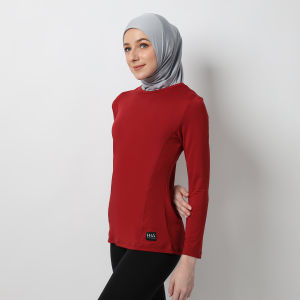 HIA EveryWear Deerya Long Manset Kaos Olahraga Wanita Home Workout Collection Hacktive Fabric