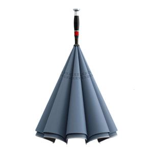 Windproof Reverse Closure Umbrella Double Layer Waterproof Fabric Long Ergonomic Handle Proof Sun Protections