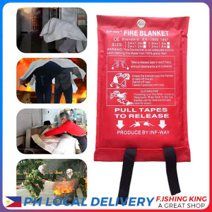 1.5M x 1.5M Sealed Fire Blanket Thickened Home Safety Lighting Fire Extenders Tent Boat Emer