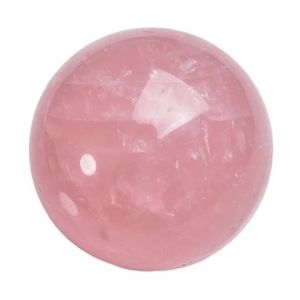 Kirilgu Rose Quartzs Sphere 4cm Pink Crystal Ball for Home Office Decors and Meditations 2B5Z7
