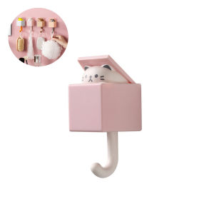 ที่แขวนของเอนกประสงค์ ติดผนังรูปสัตว์ พร้อมสติ๊กเกอร์ติดผนัง