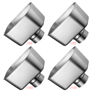 Rainwater Drainage Connector Replacement Rain Water Catcher Stainless Steel Gutter Downspout Adapter Drainage Fitings