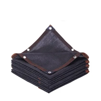INXX Black/Brown Sunshade net shade sunshade outdoor waterproof sun shade net garden net 97% Sunblock Shade Cloth Net