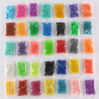 Educational Toys Crafts Magic Beads Water Bead Set Aquabead Kids Gift DIY Puzzles