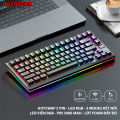 Phím Cơ Không Dây WEIKAV F75 PRO RGB, LED Viền RGB, 3 Modes, Con Lăn, Hotswap 5 chân.. 