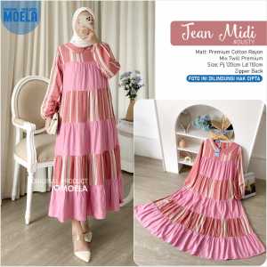 MIDI DRESS JEAN LD 110 by MOELA BERLABEL