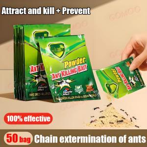 【100pcs】GOMOO Cockroach Ant Killer Powder 50pcs Pest Control Infect Each Other Die Quickly Termite Killer