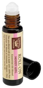 Moody Girl 100% Pure Essential Oils roll-on for Lower Back pain headache menstrual pain and mood relief. USA famous Fabulous Frannie