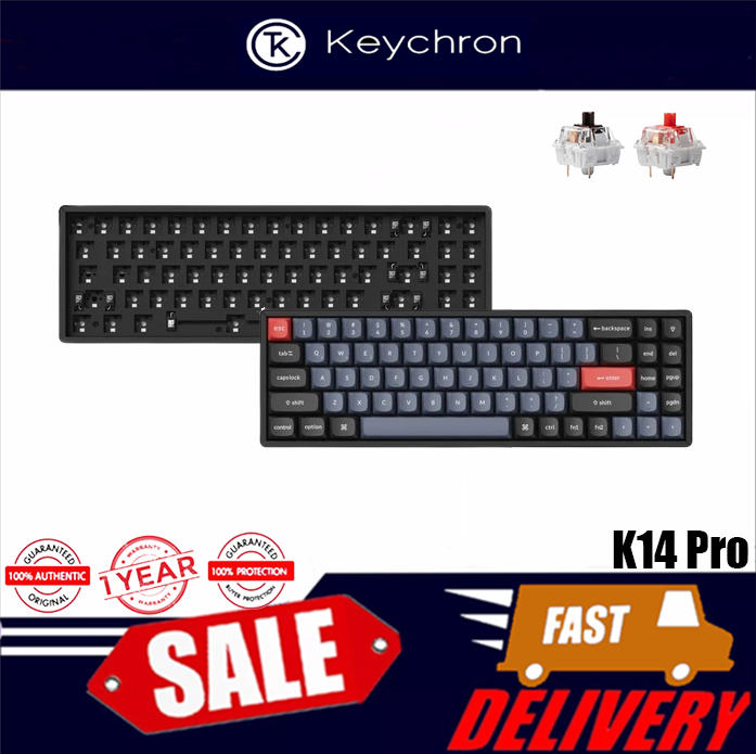 Keychron K14 Pro QMK/VIA Wireless Game Mechanical Keyboard | Lazada PH