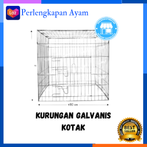 Kurungan Galvanis Kotak Kurungan Ayam Bahan Galvanis Kurungan Galvanis Bentuk Kotak Kurungan Aayam Anti Karat Kurungan Ayam Lipat Kurungan Ayam Bongkar Pasang Perlengkapan Ayam