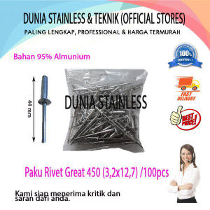 Paku Rivet 450 3.2x12.7 /100pcs