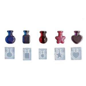 Versatile Bottle Silicone Mold For 3D Resin Casting Making Cake Decorations Safe Flexible Sturdy Mould