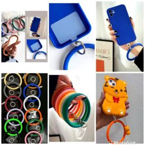 RY - Tali Gantungan Hp Gantungan Handphone Model Gelang Tangan Bahan karet Myroots strap lanyard gelang Candy Unversal Bracelet Smartphone Hp Silikon