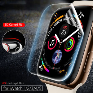 Screen Protector Clear Full Coverage Protective Film for i Watch 4 5 SE 6 7 8 41mm 45mm 40MM 44MM Not Tempered Glass for Apple Watch 3 2 1 38MM 42MM 49MM Ultra