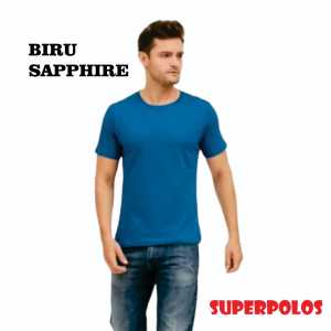 kaos polos cotton combed kaos dalam kaos oblong pria