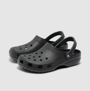 Giày sục crocs chuẩn xịn chống hôi chân nhựa tế bào êm mềm dẻo bền đi mưa lội nước đi biển cho trẻ em : Crocs band classic màu đen tặng kèm sticker