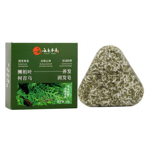 ✨ Herbal Facial Soap / Shampoo Liquid / Facial Cleanser / Shampoo Bar / Hair Growth Soap Smooth / Nourishing Scalp / Mild Scalp Ce Bai Ye / Hair Blackening / Hair Strengthening / Essential Oil / He Shou Wu【Black Hair Washing Out】