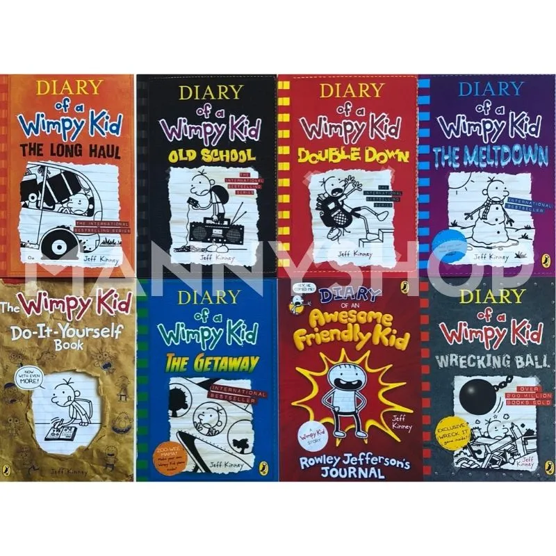 Diary of a Wimpy Kid Collection (Pack #1-17) by Jeff Kinney