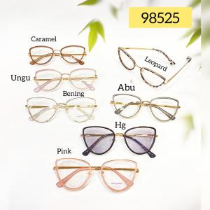 PROMO Kacamata Cat Eye Wanita 98525 Photocromic Normal Fashion Optik