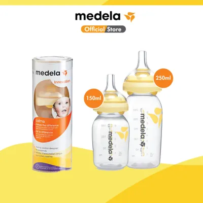 Breastfeeding Bottle |Medela Breast Milk Bottle with Calma (150ml/250ml) - Anti-Colic | Freezer & Fridge Safe