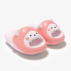 [Free Shipping] Cartoon Lion Slippers For Women Summer Thick-Soled Comfortable Soft-Soled Cute Shark Sandals For Students Suitable For MenS Dormitories
