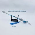 Mô hình Võ lâm truyền kỳ 3 kiếm tam Bá vương long đầu thương. 