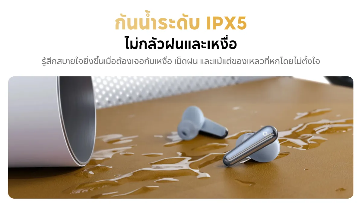 SOUNDCORE Liberty 4 Pro Noise Cancelling True-Wireless Earbuds หูฟังบลูทูธไร้สาย 5.3 ลดเสียงรบกวน Adaptive ANC