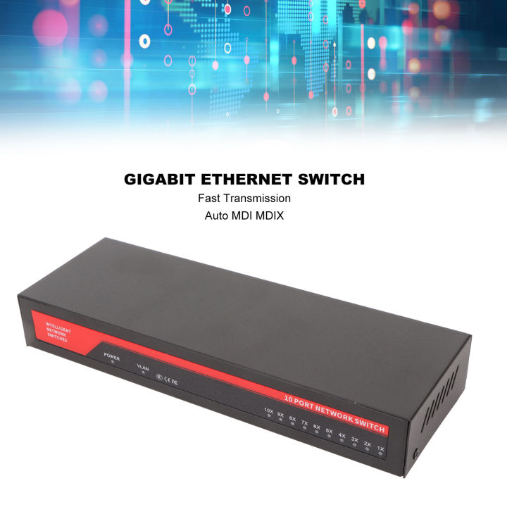 Ethernet Network Splitter Auto MDI MDIX 1000M Plug and Play Stable ...