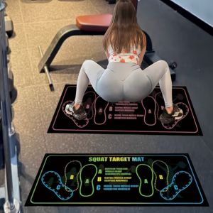 This Two-Color Squat Mat Is Non-Slip And Durable Suitable for Home And Gym Use Without Battery