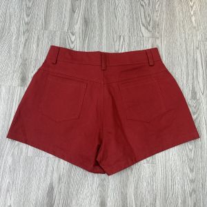 Quần đùi nữ bigsize cô nhỏ ống rộng dáng chữ A short ngắn lưng cao chất kaki basic đơn giản thời thượng Q502