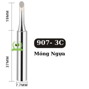 Mũi hàn 907 không chì mạ 3 lớp cao cấp cho trạm hàn NO.907