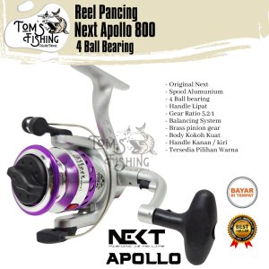 Reel Pancing NEXT APOLLO 800 (4 Bearing) Spool Alumunium Murah - Toms Fishing