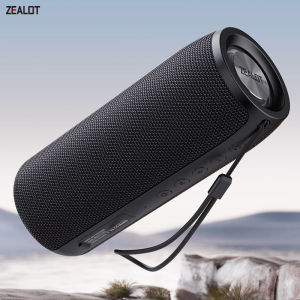 ZEALOT S51 Portable Bluetooth Speaker 5.0 Waterproof IPX4 Dual 8W Stereo 1800mAh Battery Outdoor Wireless Speaker with TF Card & Type-C Charging