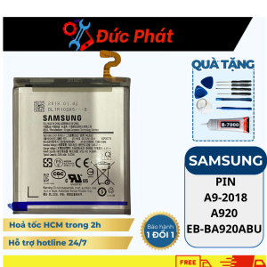 PIN THAY THẾ Samsung A9-2018 / A920 ( EB-BA920ABU) -Tặng keo dán và bộ sửa