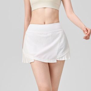 Zebina Khỏa Thân Cảm Thấy Giả hai mảnh Chống-Tiếp xúc có túi Yoga Váy