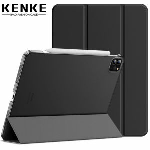 KENKE iPad case Frosted transparent hard case for ipad 2024 Air 13 inch air 11 inch 2022 m2 pro 11 inch ipad 10th gen 5th 6th Air 1 air 2 mini 6 Air 5th gen air 4th gen case ipad 10.2 inch 9th 8th 7th gen Thin and light bending protective case