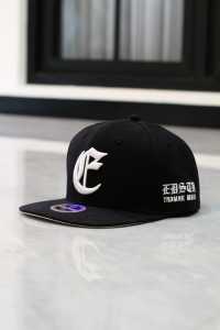 Eddostyn Topi Snapback Premium BILL UP ROMAWI BLACK