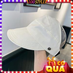 Nón Vải Vành Cụp Chống Nắng Hở Gáy Buộc Tóc - 100style