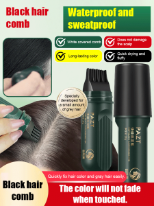 Quick Hair Dye Portable Hair Dye Emergency Hair Dye Covers Gray Hair Easy Coloring Additive Color Hair Dye Fast Drying and Soft Easy Coloring For Men and Women/Yisuogaibai plant essence quick hair styling pen