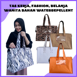 TAS SELEMPANG WANITA MODIS UNTUK GAYA BELANJA KERJA BAHAN TAHAN AIR WATER REPELLENT KEKINIAN