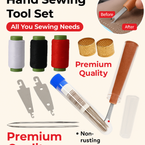 Big Eye Steel Needle Sewing Needle Set Hand Sewing Needles Needle Threading Tool Large Nose Steel Needles For Elderly Home Use