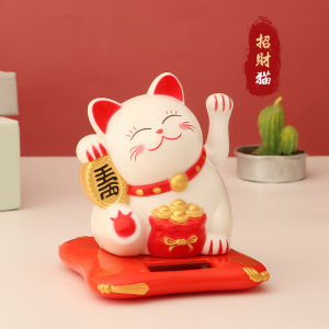 MÈO THẦN TÀI MINI VẪY TAY HÚT TÀI LỘC SỬ DỤNG NĂNG LƯỢNG MẶT TRỜI TI DO TIDO
