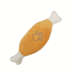 Squeaky Fruit Shaped Plush Dog Chew Toy Interactive Sounding Play Toy Wear Resistant Bite Resistant Design Satisfy Pet Chewing Needs Relax Mood Suitable For Puppy Dogs And Cats Daily Entertainment Training Supplies