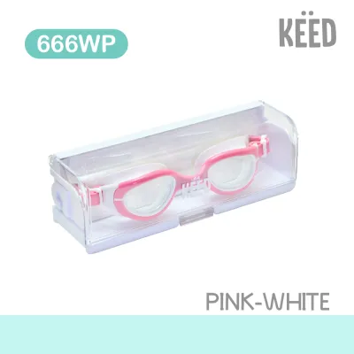 ✨NEW✨KEED : แว่นตาว่ายน้ำเด็ก เลนส์ใส มีตัวล็อคด้านข้าง เหมาะสำหรับน้องอายุ 2 ขวบขึ้นไป *0666*