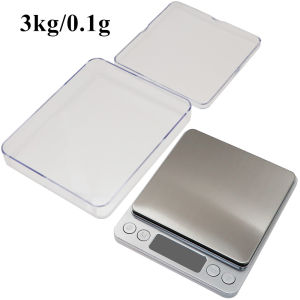 3Kg/500G 0.01g Digital Kitchen Scale Precision Scales Jewelry Weighing For Food Diet Balance Measuring LCD Electronic