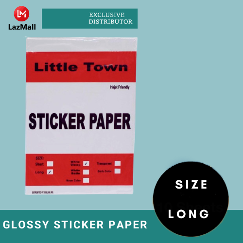 Large Sticker Paper Glossy Sticker Paper Long Size | Lazada PH