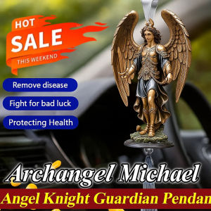 ✨ Car Interior Decor/Car Hanging Ornament/Car Pendant/Car Hanging Decor/Decorative Pendant Deep Meaning High Stability Buckle Hardness High-end Exquisite Versatile Acrylic Angel Knight Guardian Pendant