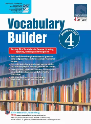 Vocabulary Builder Secondary 1-4 I Skill-based | Secondary School English Assessment Books - SAP