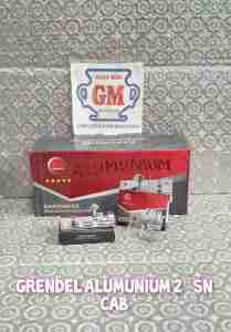 Grendel Alumunium alloy  2" SN Slot Pintu Tahan Karat Putih Silver 2 inch CAB