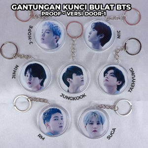 Gantungan Kunci BTS Proof Bulat - Merchandise Kpop Unofficial Ganci Akrilik Murah